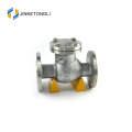 JKTLPC061 industrial inline cast steel flanged float check valve